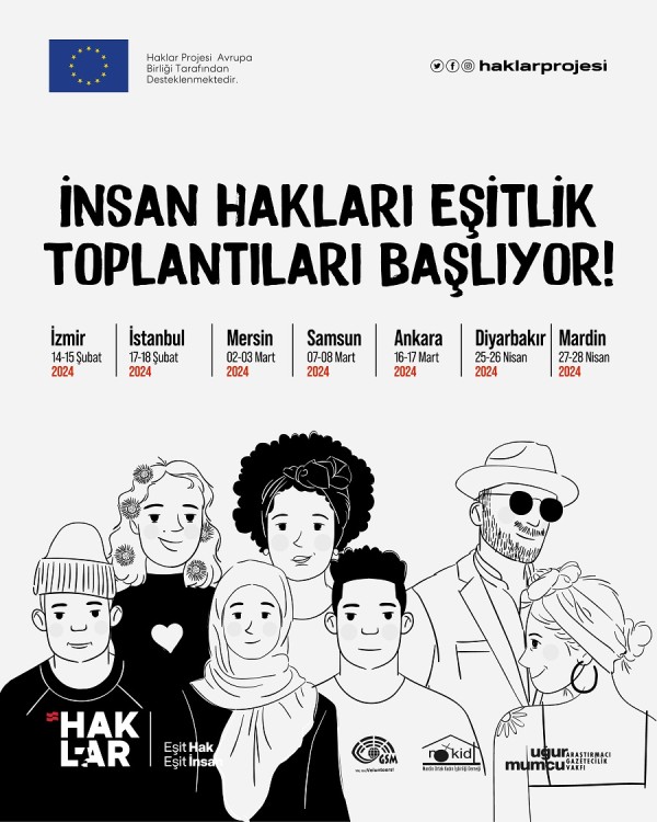 Haklar Projesi, 7 İlde Eşitlik Toplantılarını Yaptı