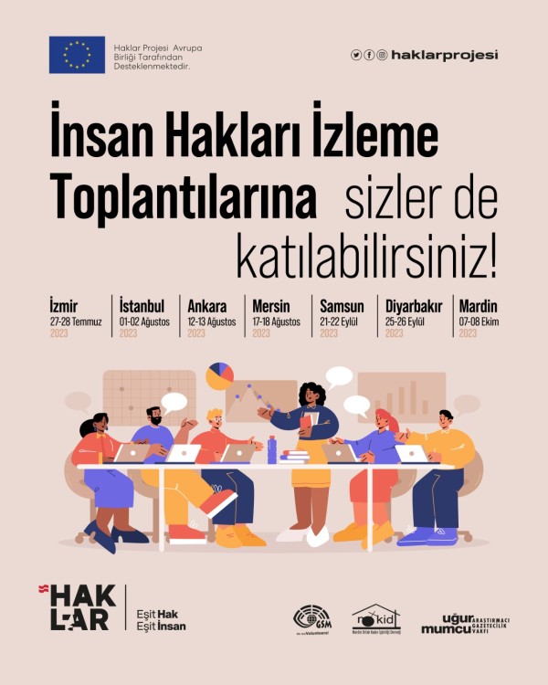Haklar Projesi 3. Yıl İzleme Toplantıları Tamamlandı