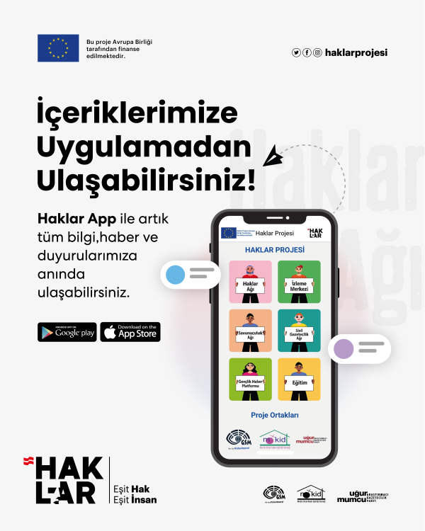 Haklar Projesi Şimdi Telefonunuzda